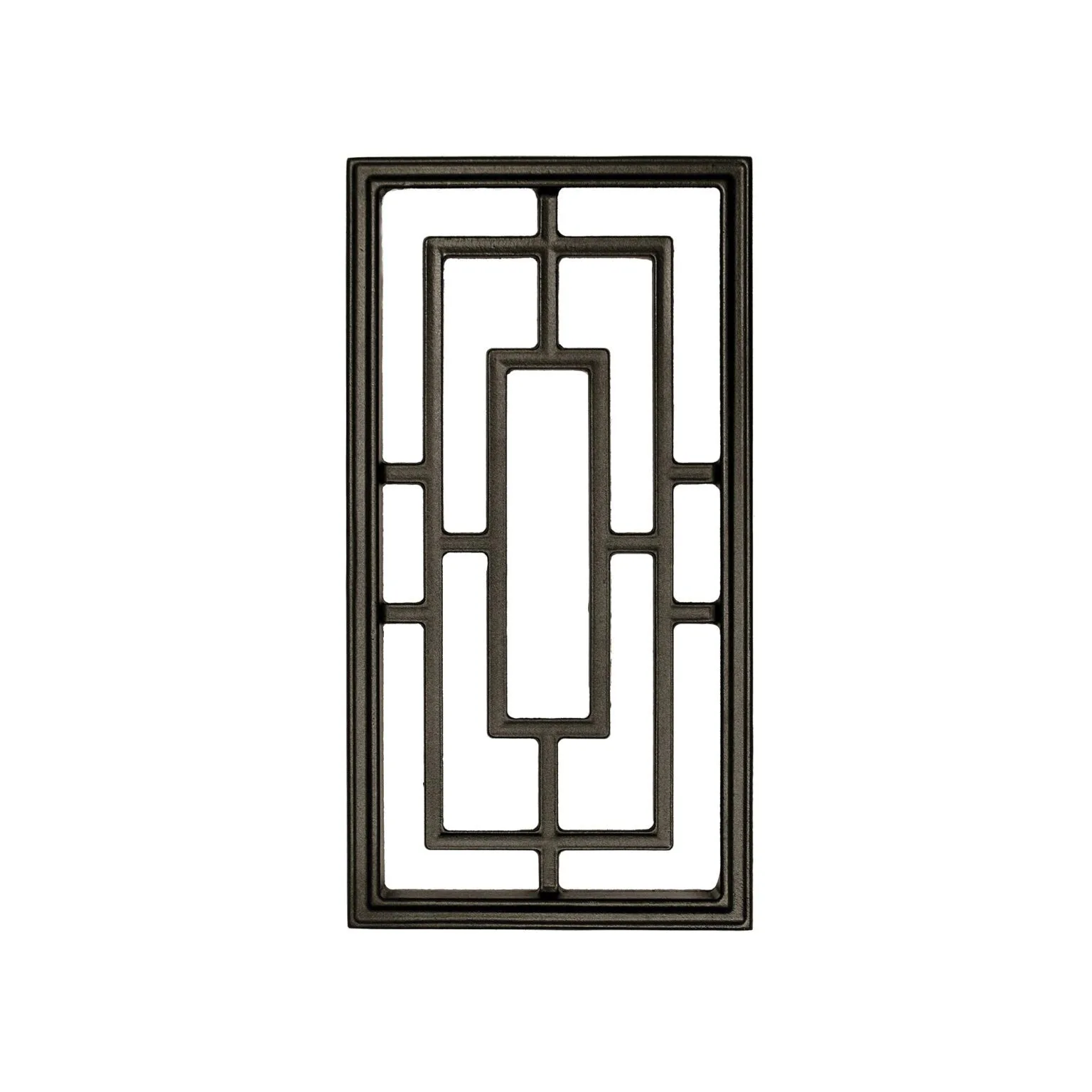 Rectangular Black Cast Aluminum Fence & Gate Insert – 9″ x 17″ Rectangular Black Cast Aluminum Fence & Gate Insert – 9″ x 17″