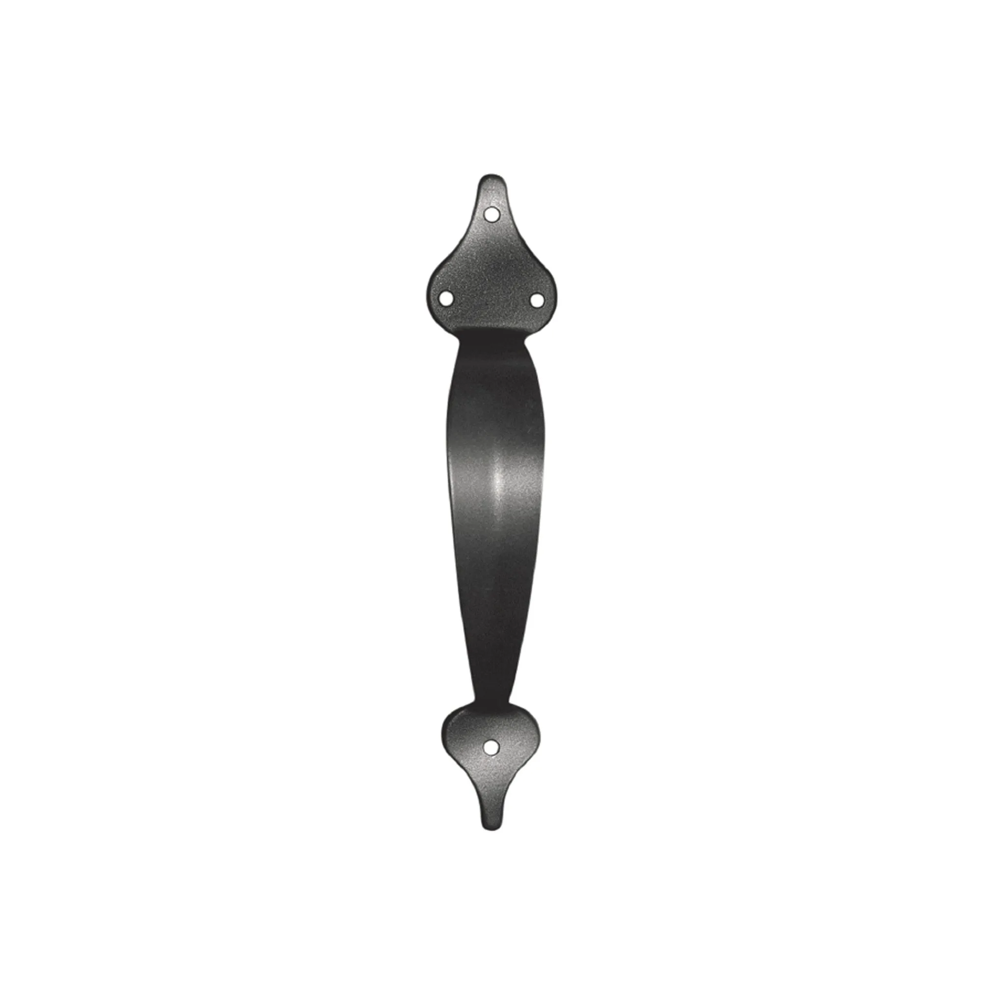 Gate Pull Handle | Black Galvanized Steel Gate Pull Handle | Black Galvanized Steel