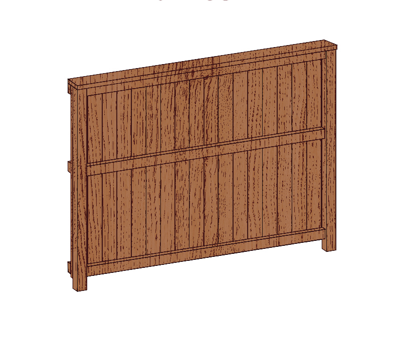 Garrison Treated Garrison Fence Package in Sienna Pro Treated Lumber