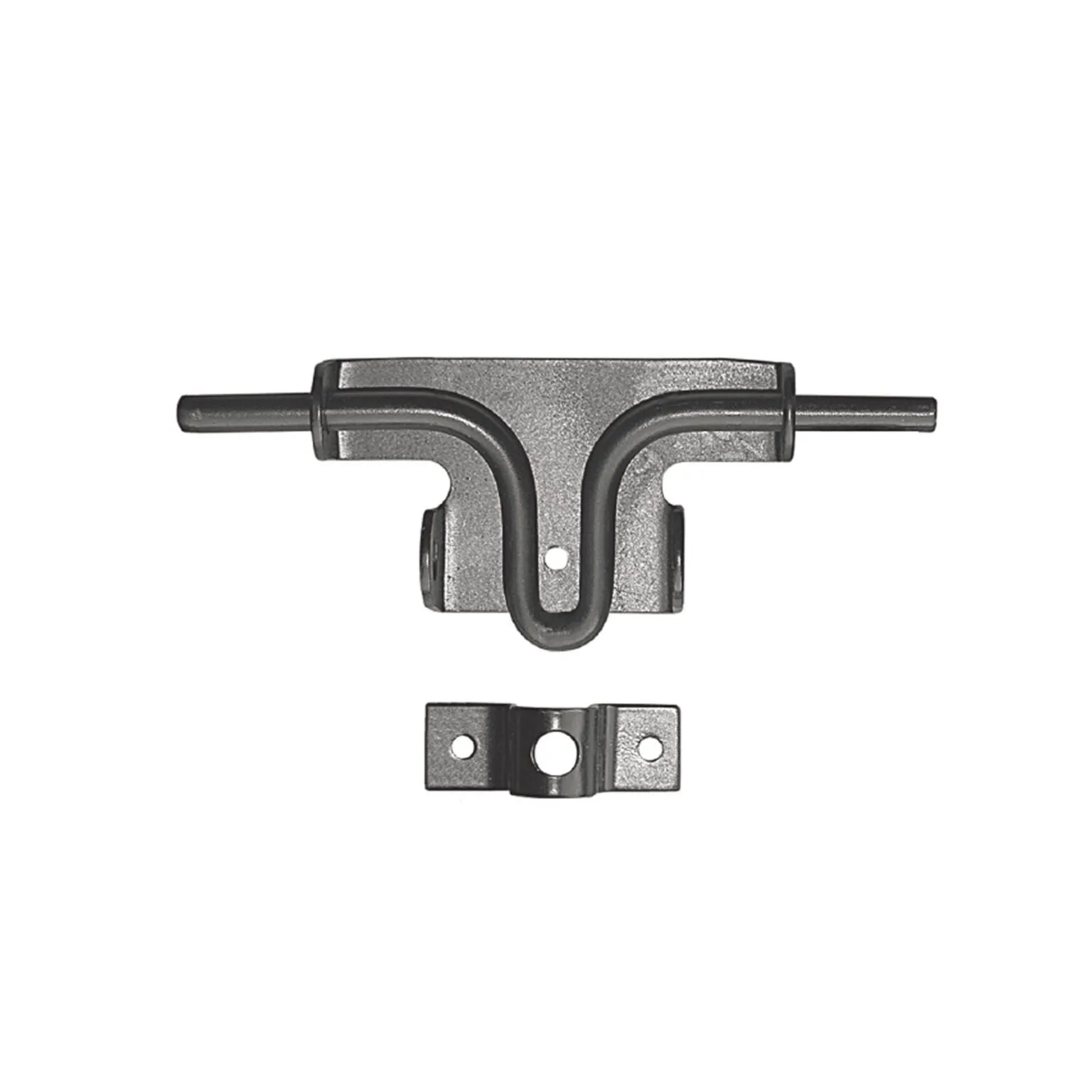 Slide Bolt Latch | Black Galvanized Steel Slide Bolt Latch | Black Galvanized Steel