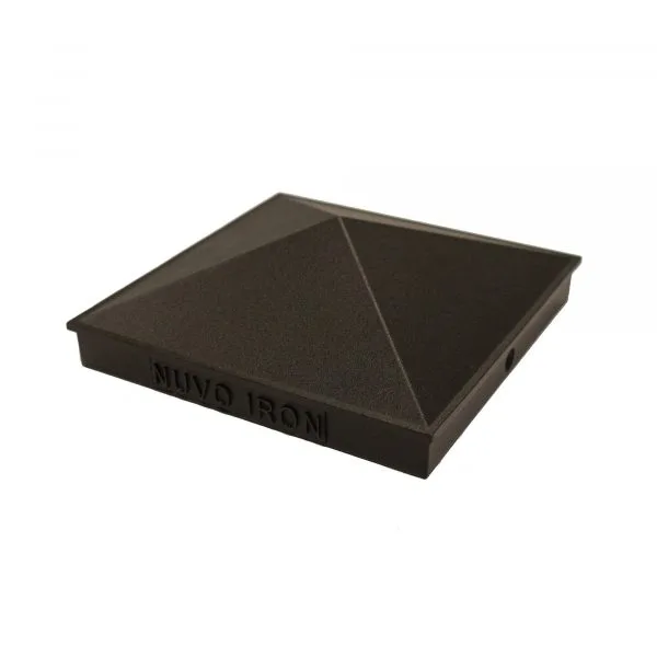6″ x 6″ Rough Lumber Black Aluminum Ornamental Pyramid Post Cap 6″ x 6″ Rough Lumber Black Aluminum Ornamental Pyramid Post Cap