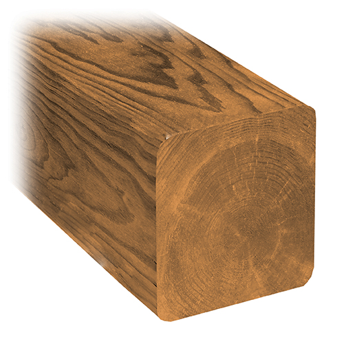 Sienna_6x6 Sienna MicroPro Treated Lumber 6 by 6