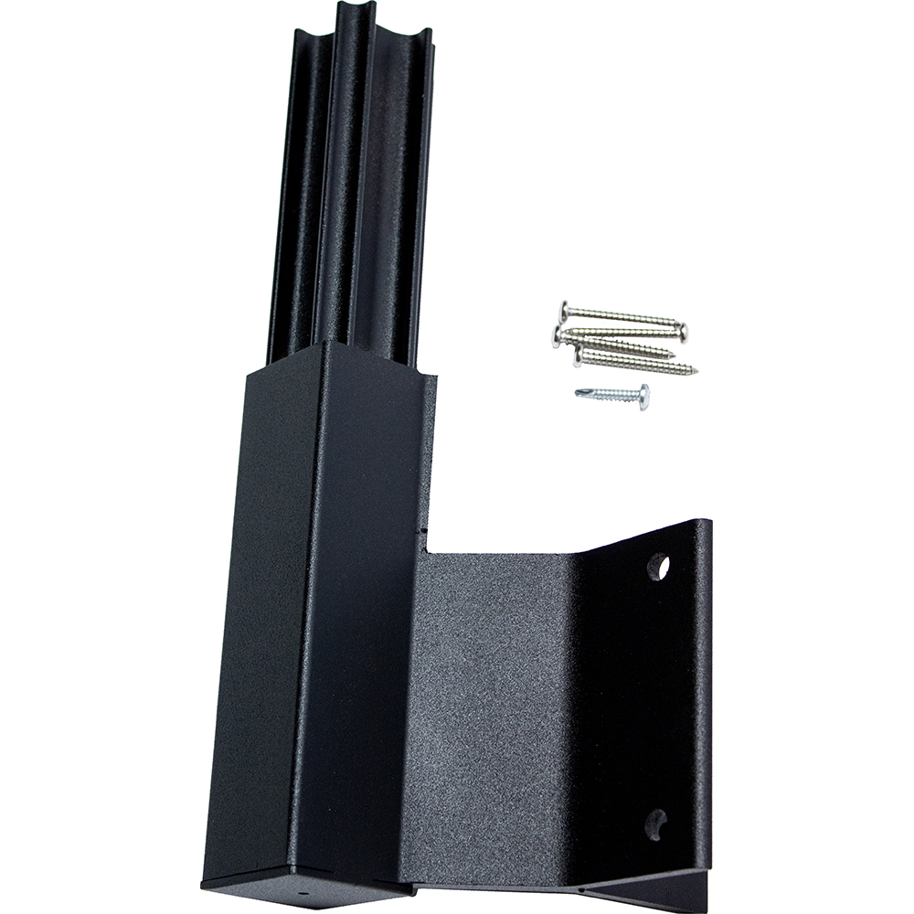 VR FASCIA MOUNT CORNER BRACKET BLACK Vista® Bracket