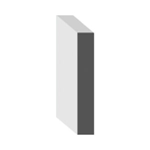 1X7 MDF Flat Stock S4S