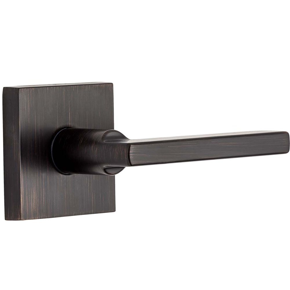 Halifax-Square-Rose-Passage-Levers-Venetian-Bronze Weiser Halifax Lever in Venetian Bronze finish