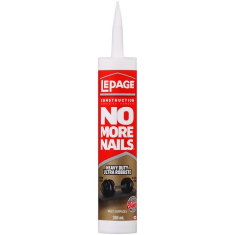 lepage-no-more-nails-heavy-duty-266ml-cartridge LePage® No More Nails Heavy Duty Construction Adhesive