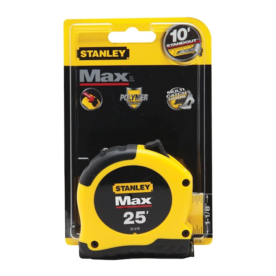 Stanley 25 ft Max® Tape Measure Stanley 25 ft Max® Tape Measure