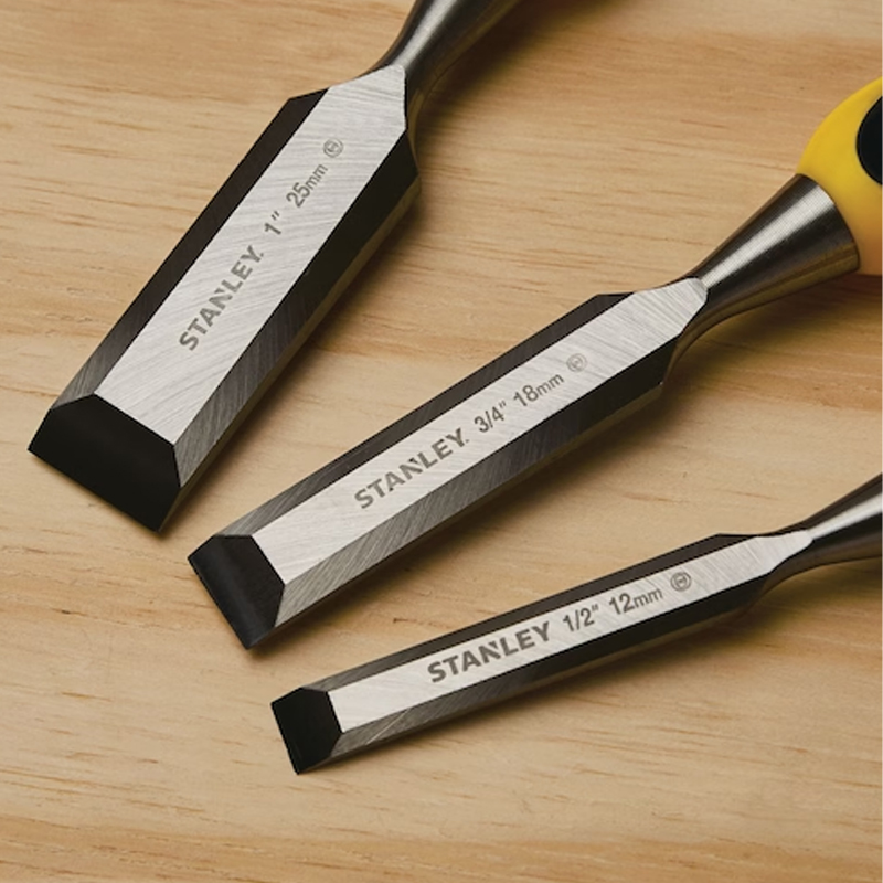chisels STANLEY 3 pc Wood Chisel Set