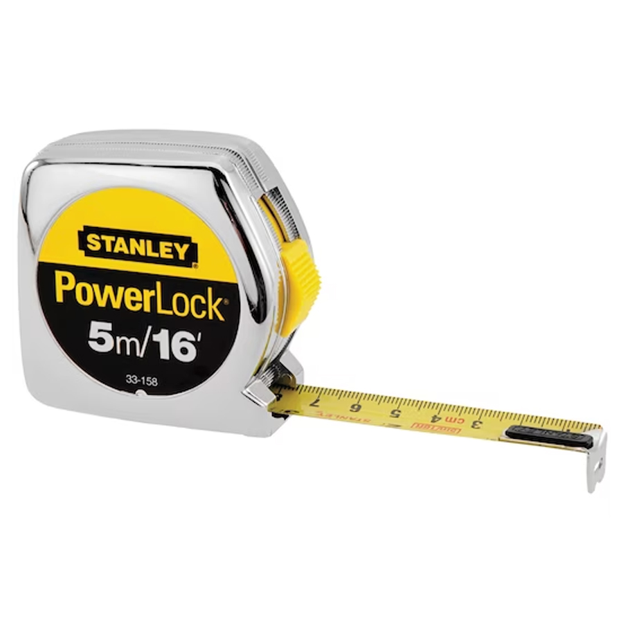 Stanley PowerLock® 5 m (16 ft) x 19 mm Tape Stanley PowerLock® 5 m (16 ft) x 19 mm Tape