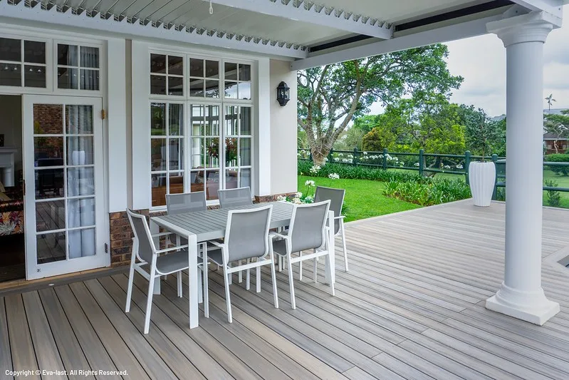 Eva-Last Caribbean Coral Capped Composite Decking Eva-Last Caribbean Coral Capped Composite Decking