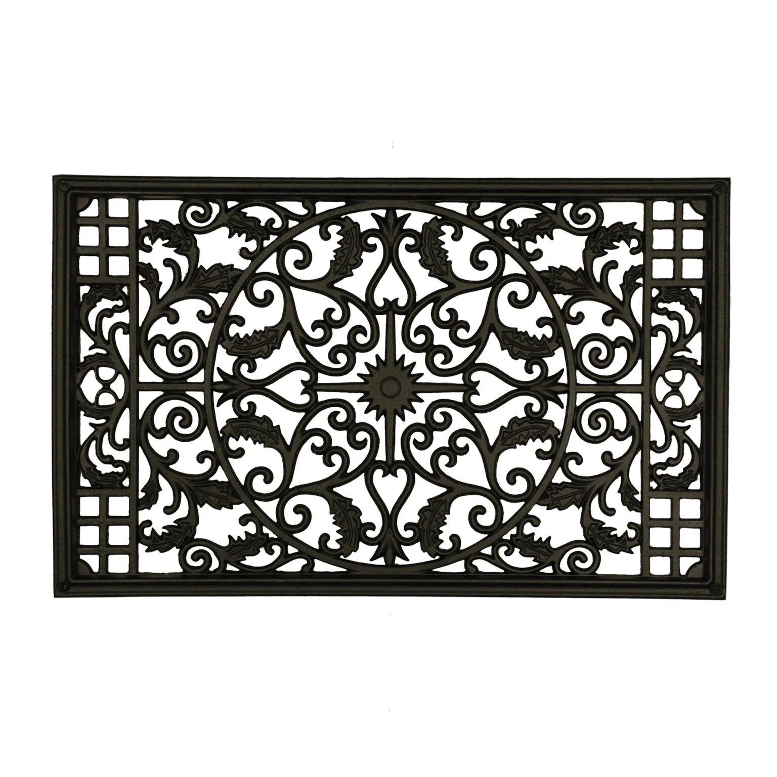 Rectangular Black Cast Aluminum Fence & Gate Insert – 15″ x 24″ Rectangular Black Cast Aluminum Fence & Gate Insert – 15″ x 24″