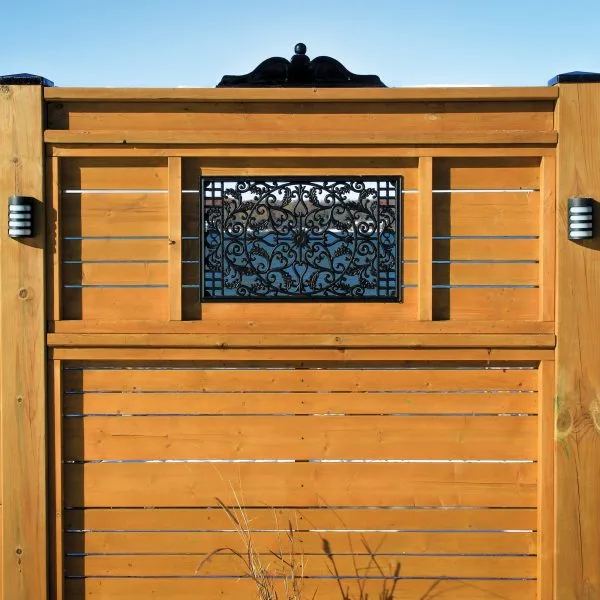 Rectangular Black Cast Aluminum Fence & Gate Insert – 15″ x 24″ Rectangular Black Cast Aluminum Fence & Gate Insert – 15″ x 24″