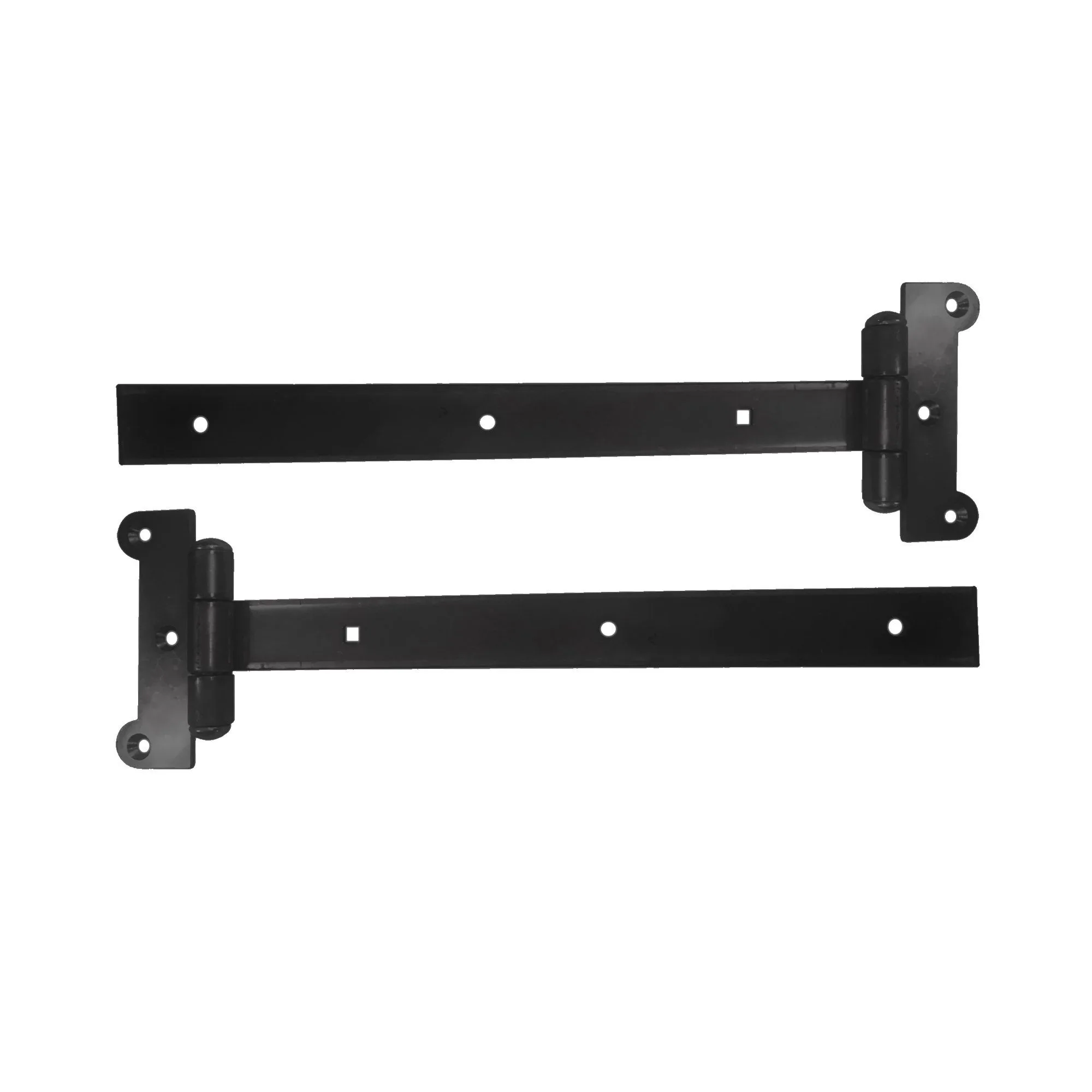 12″ Strap Hinges (2 pcs) | Black Galvanized Steel 12″ Strap Hinges (2 pcs) | Black Galvanized Steel